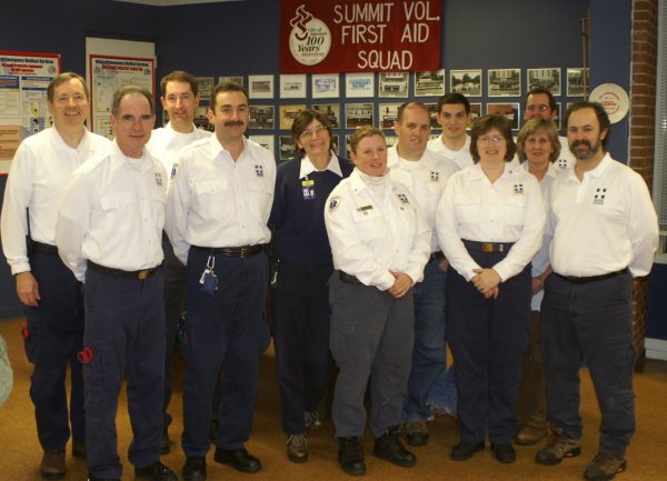 Summit Volunteer EMS officers for 2008