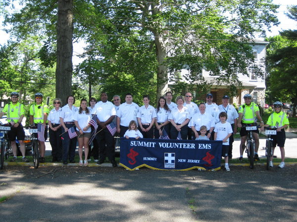 First Aid Squad members at the Memorial Day Parade (Mark Koernig photo)
